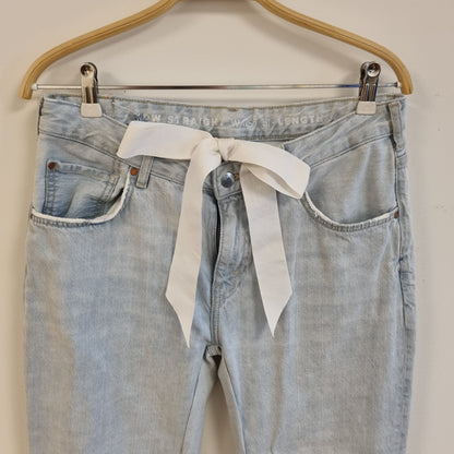 Lyseblå low waist jeans / Never Denim - 31/32