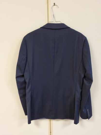 Mørkeblå dress i ullblanding / Dressmann - 46-32/30