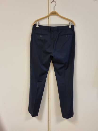 Mørkeblå dress i ullblanding / Dressmann - 46-32/30