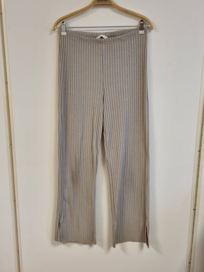Beige ribbebukse / H&M - M