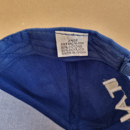 Blå Italia-caps med broderi