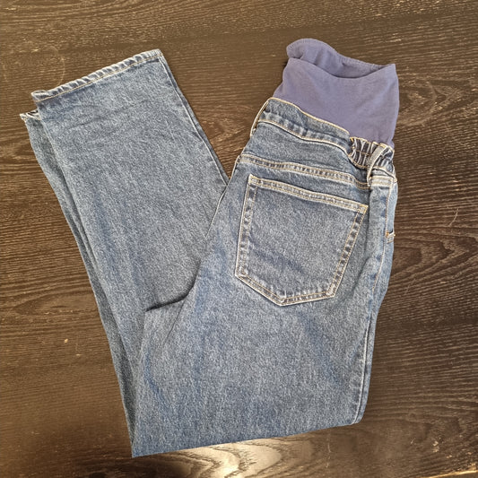 Blå gravidjeans / H&M Mama - M
