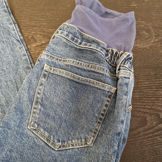 Blå gravidjeans / H&M Mama - M