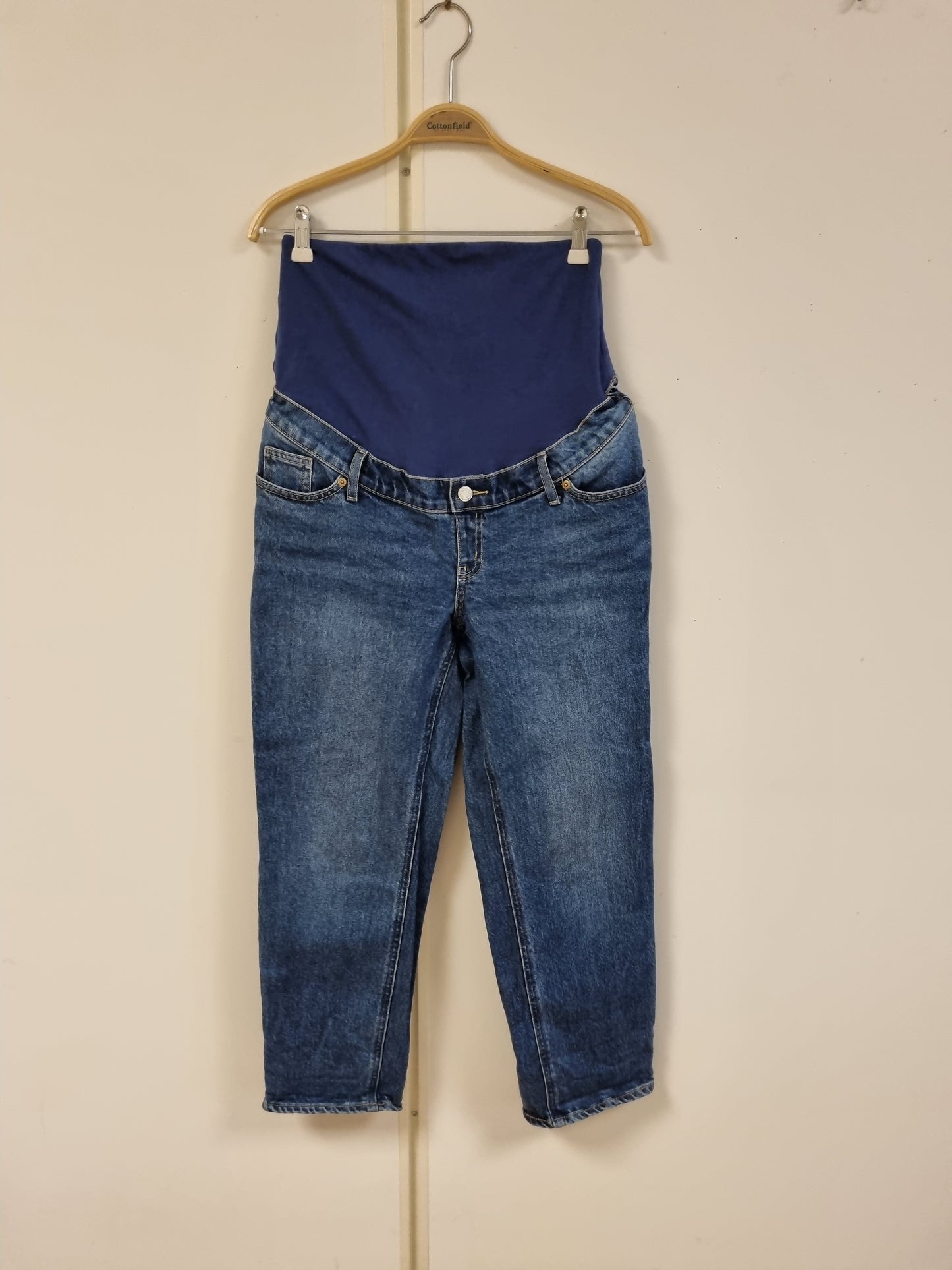 Blå gravidjeans / H&M Mama - M