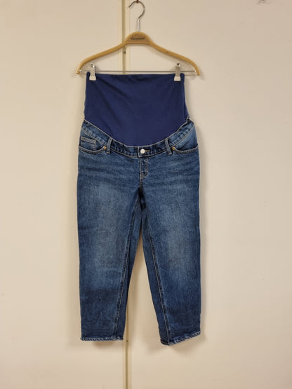 Blå gravidjeans / H&M Mama - M