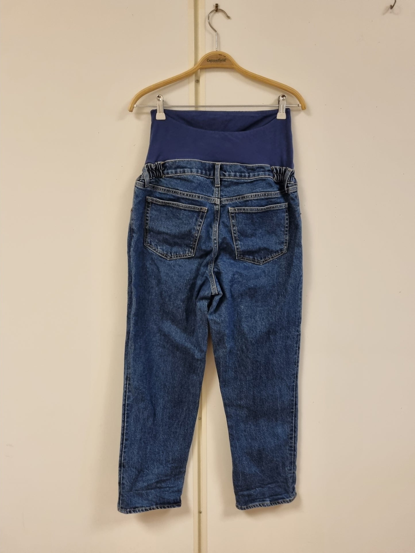 Blå gravidjeans / H&M Mama - M