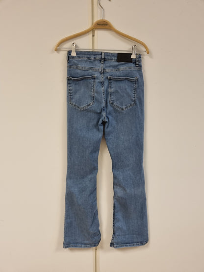 Blå bootcut jeans / Weightless - S