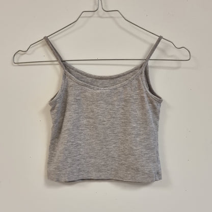 Grå cropped singlet - 134/140