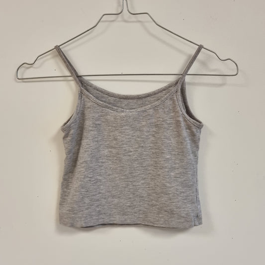Grå cropped singlet - 134/140