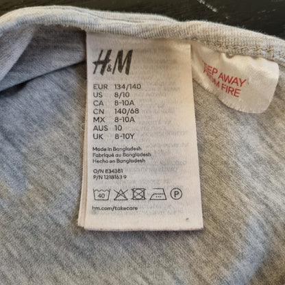 Grå cropped singlet - 134/140