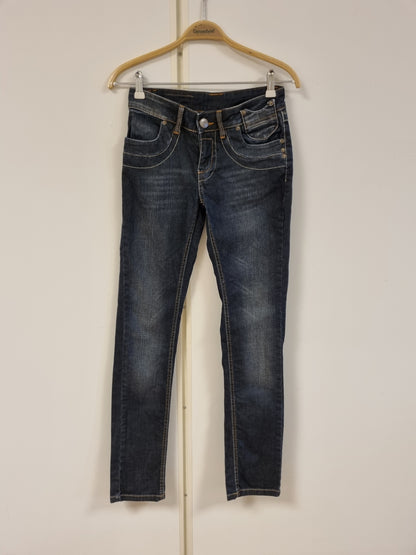 Mørkeblå low waist jeans / Phobia - W27/L34