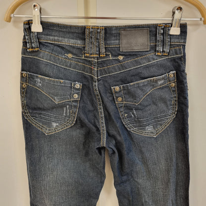 Mørkeblå low waist jeans / Phobia - W27/L34