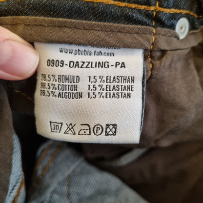 Mørkeblå low waist jeans / Phobia - W27/L34