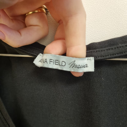 Svart gravid-t-skjorte / Anna Field Mama - S
