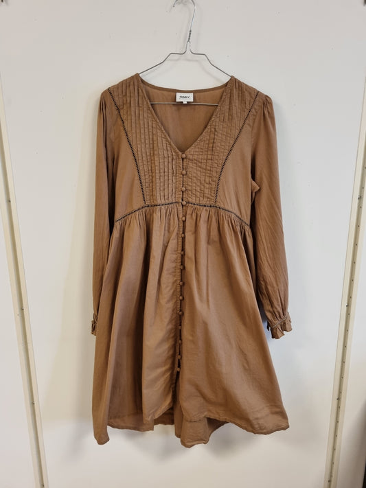 Gravidkjole med knapper / 100% Bomull - XS
