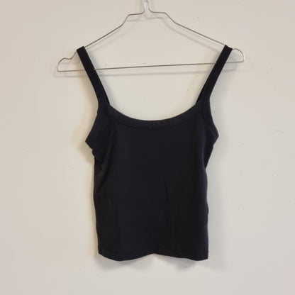 Svart cropped singlet / H&M Divided - XS