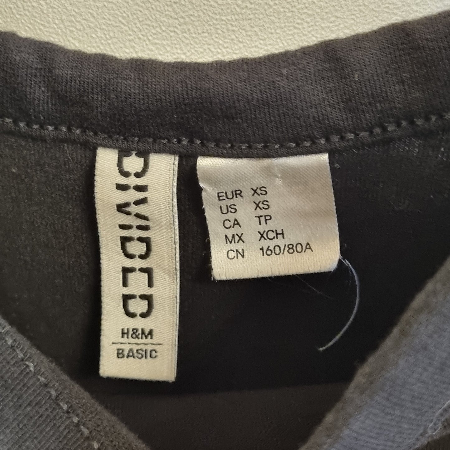 Svart cropped singlet / H&M Divided - XS