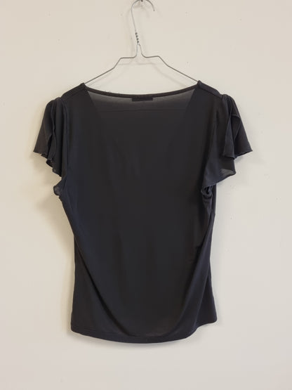 Svart vintage topp / Yera - M