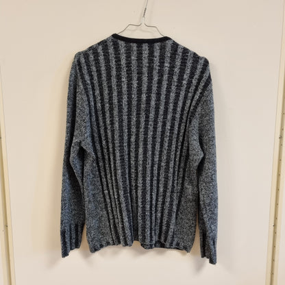 Mønsterstrikket cardigan / Skovhuus - XL