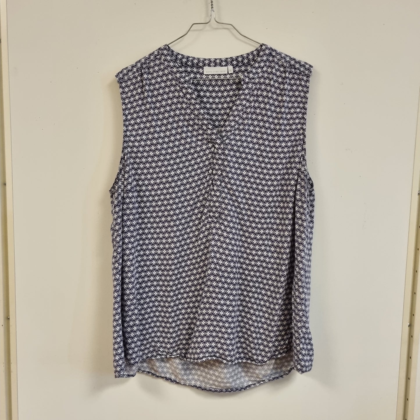 Mønstret viskosebluse / Days Like This - XL
