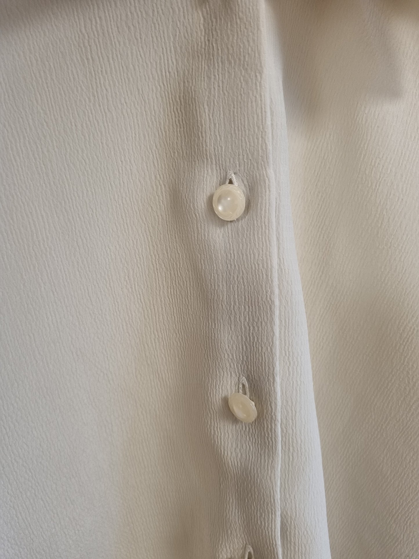 Vintage offwhite bluse / Tone Konfeksjon - 42