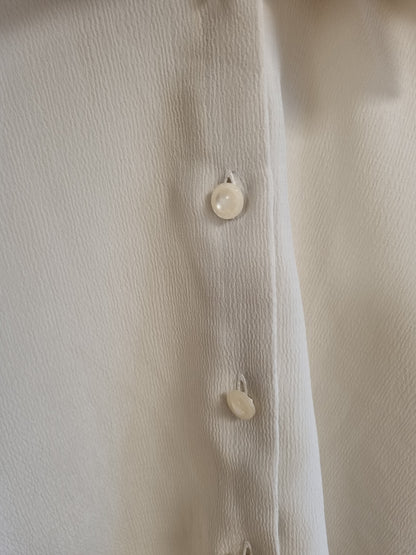 Vintage offwhite bluse / Tone Konfeksjon - 42