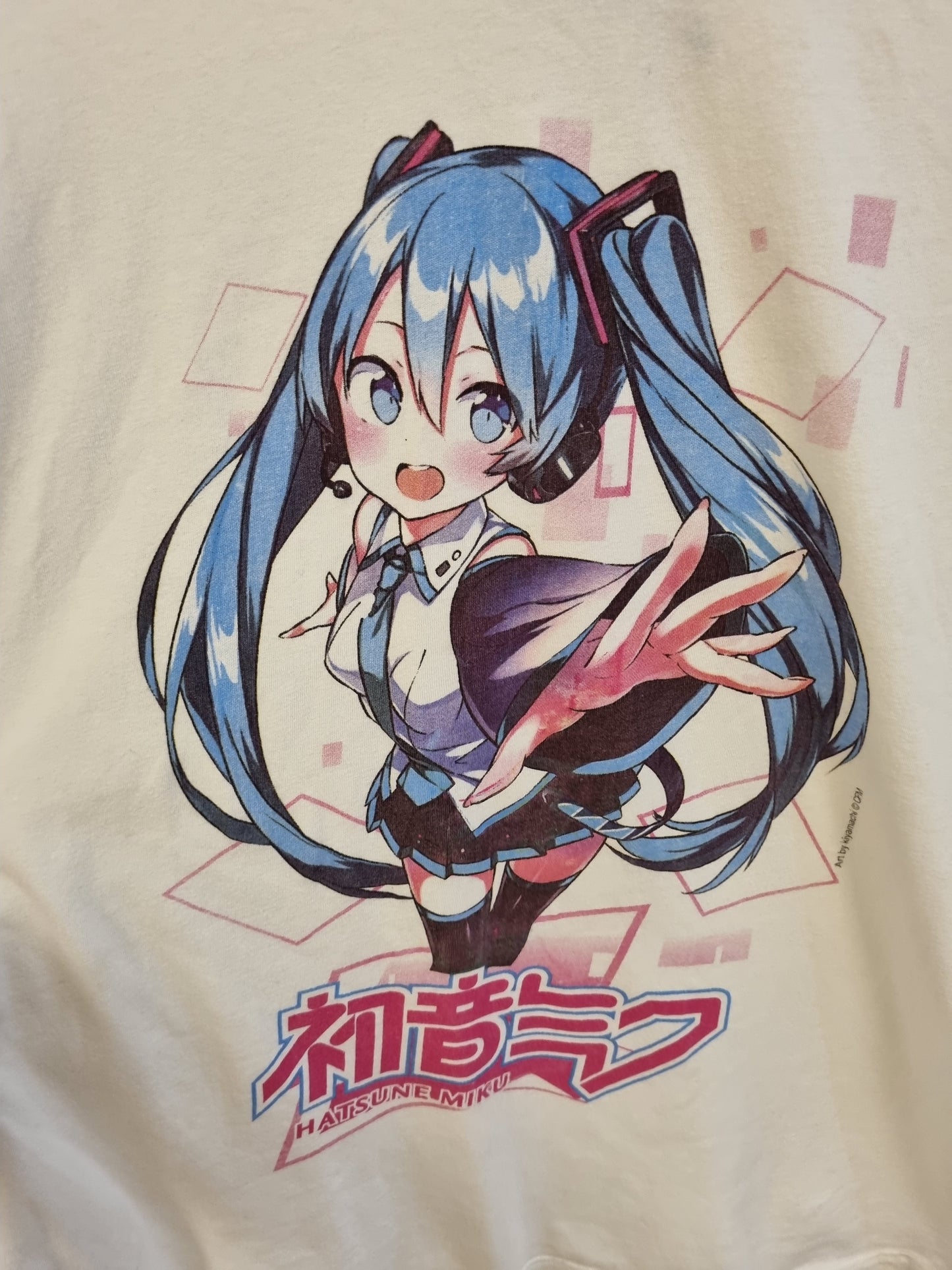 Offisiell Hatsune Miku t-skjorte - M