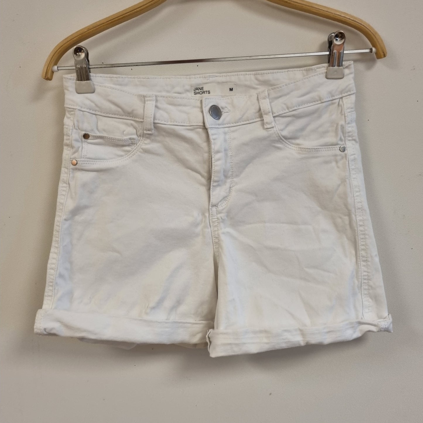 Hvit jeansshorts / Cubus Jane Shorts - M