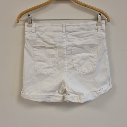 Hvit jeansshorts / Cubus Jane Shorts - M