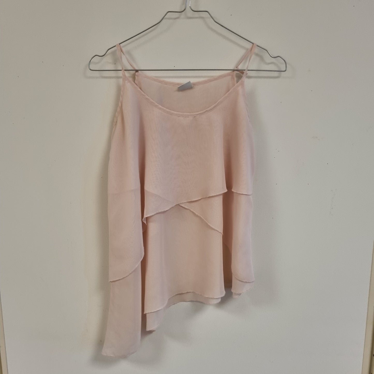 Lys rosa volangtopp - 34