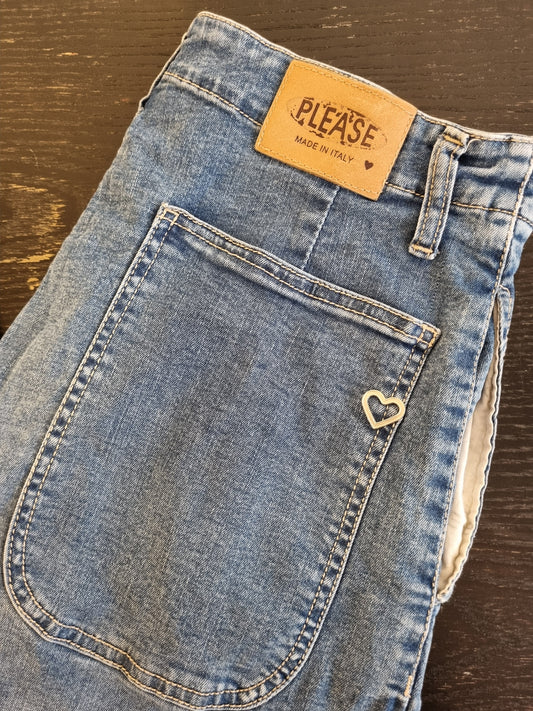 Please / Italiensk jeans - M