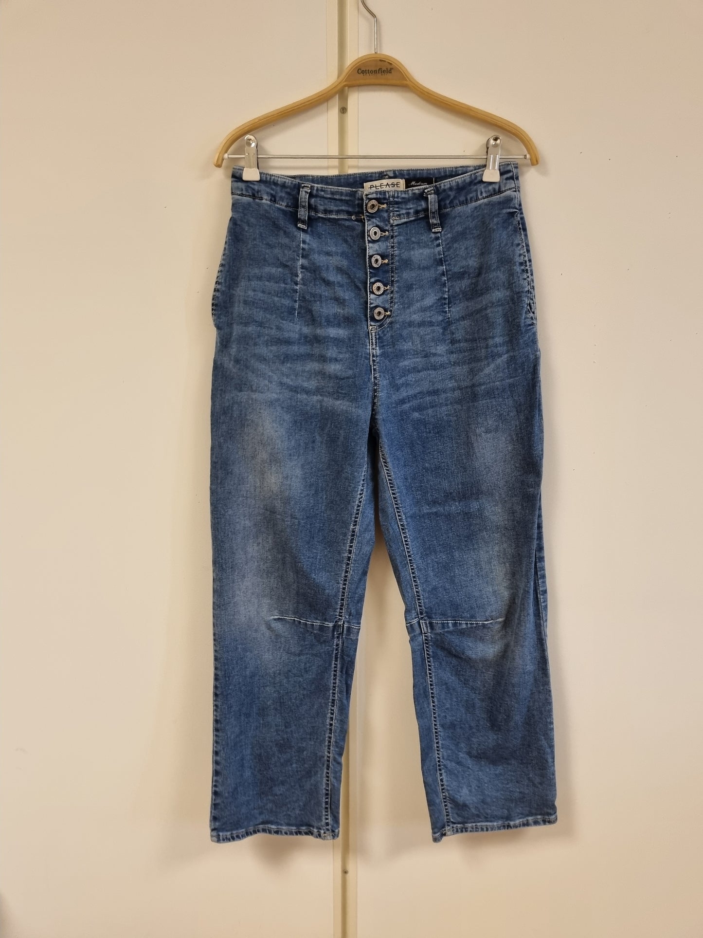 Please / Italiensk jeans - M