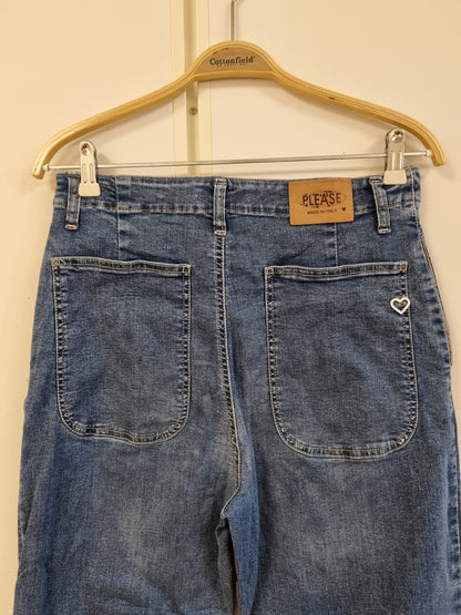 Please / Italiensk jeans - M