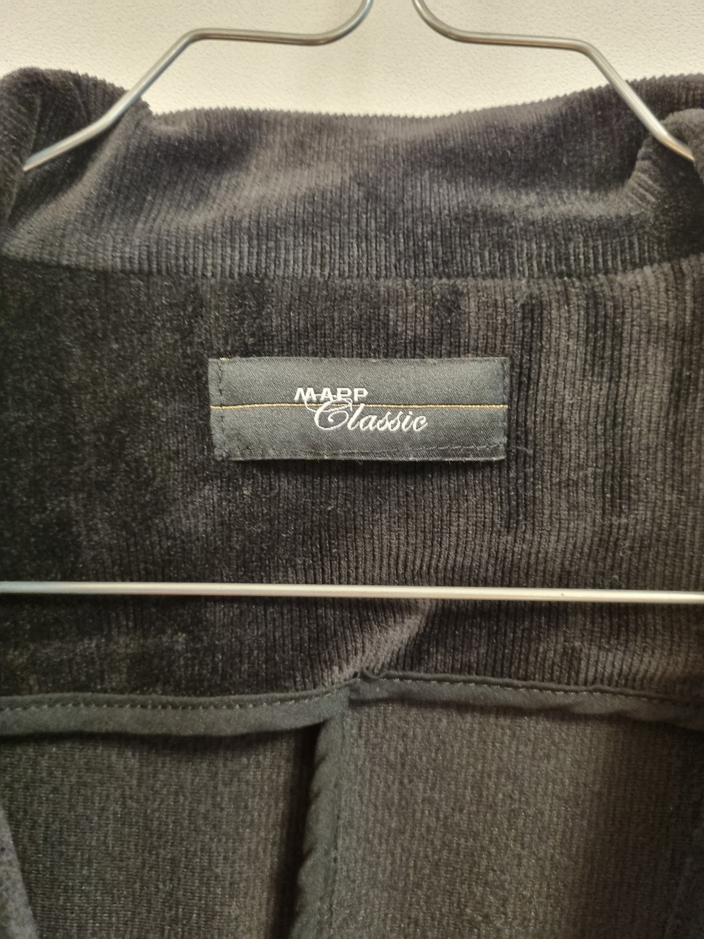 Svart blazer i tynn cord - ca. M
