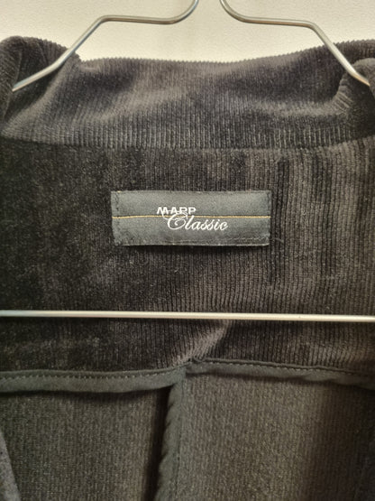 Svart blazer i tynn cord - ca. M