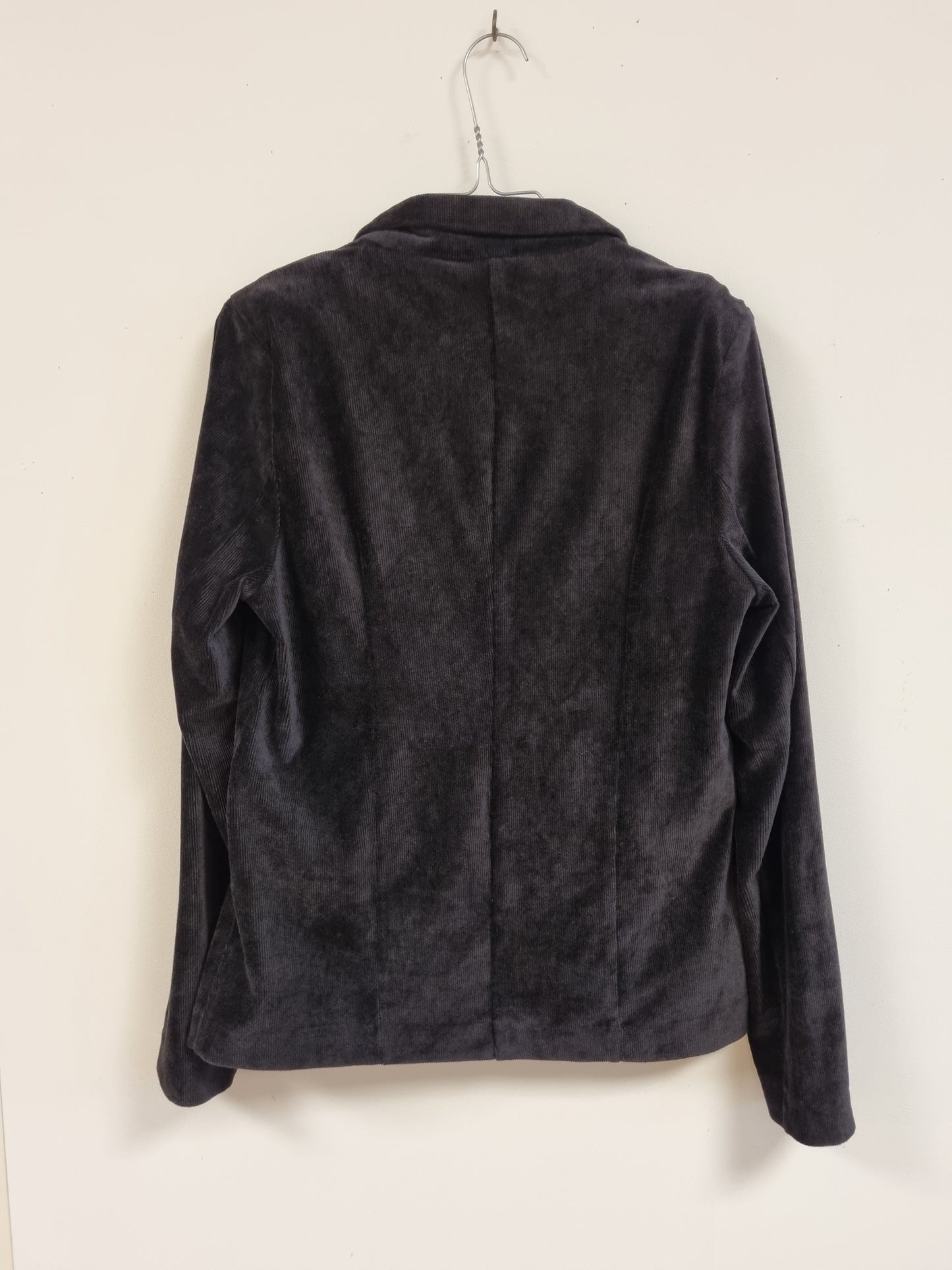 Svart blazer i tynn cord - ca. M