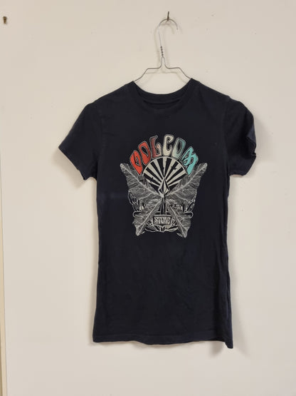 Svart Volcom t-skjorte - M