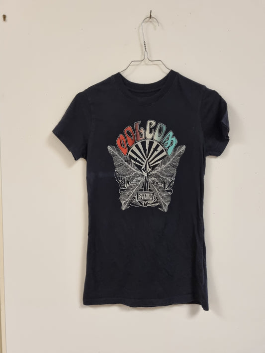 Svart Volcom t-skjorte - M