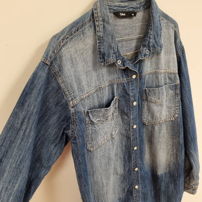 Blå denimskjorte - 38