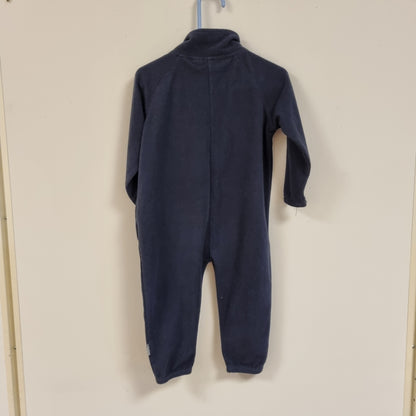 Mørkegrå fleecedress / Reflex - 74/80