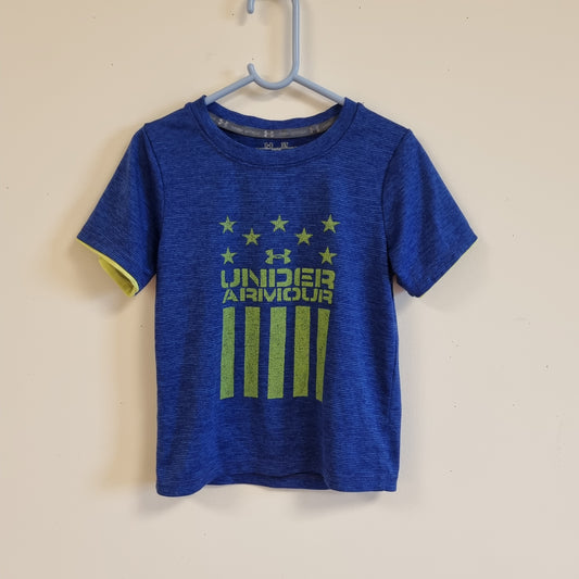 Blå treningstrøye / Under Armour - 98