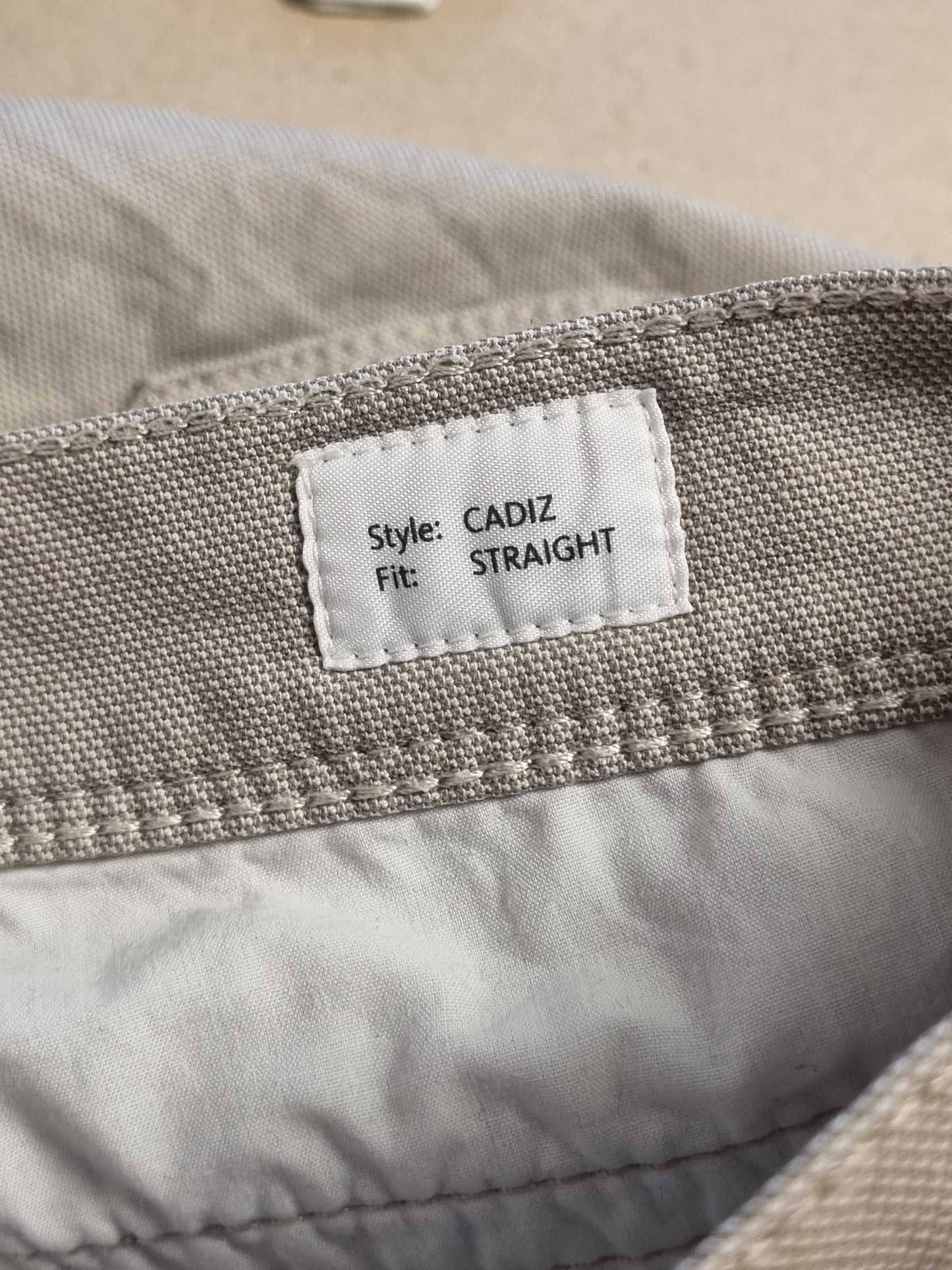 Beige herrebukse / Brax - 40/32