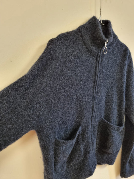 Mørk cardigan / Selected Femme - XS