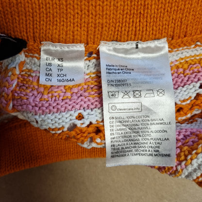 Fargerik strikkeshorts - XS