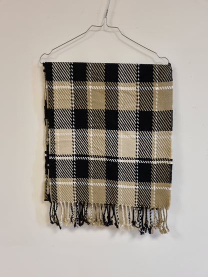 Rutete skjerf - 40 x 180 cm