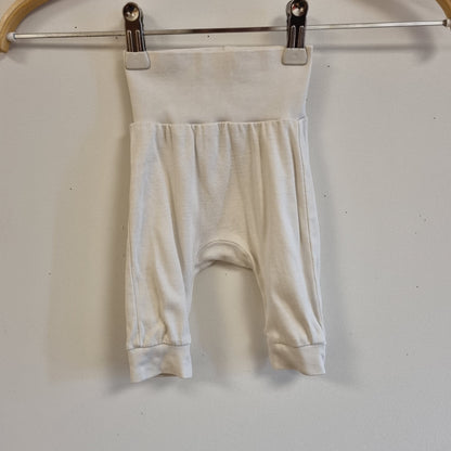 Hvit babybukse - 56