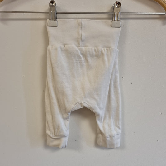 Hvit babybukse - 56