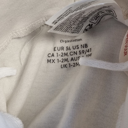 Hvit babybukse - 56