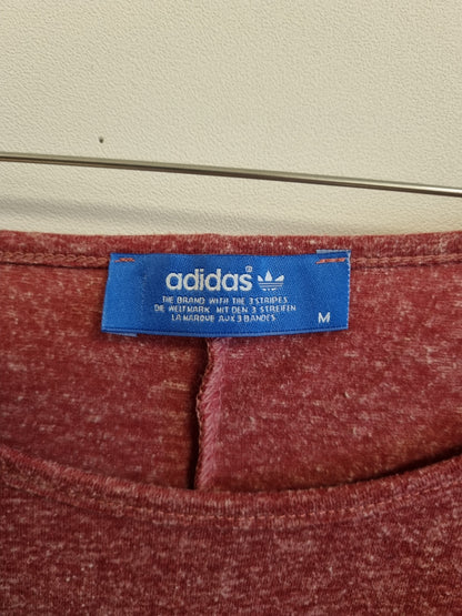Rød Adidas-kjole med logo - M
