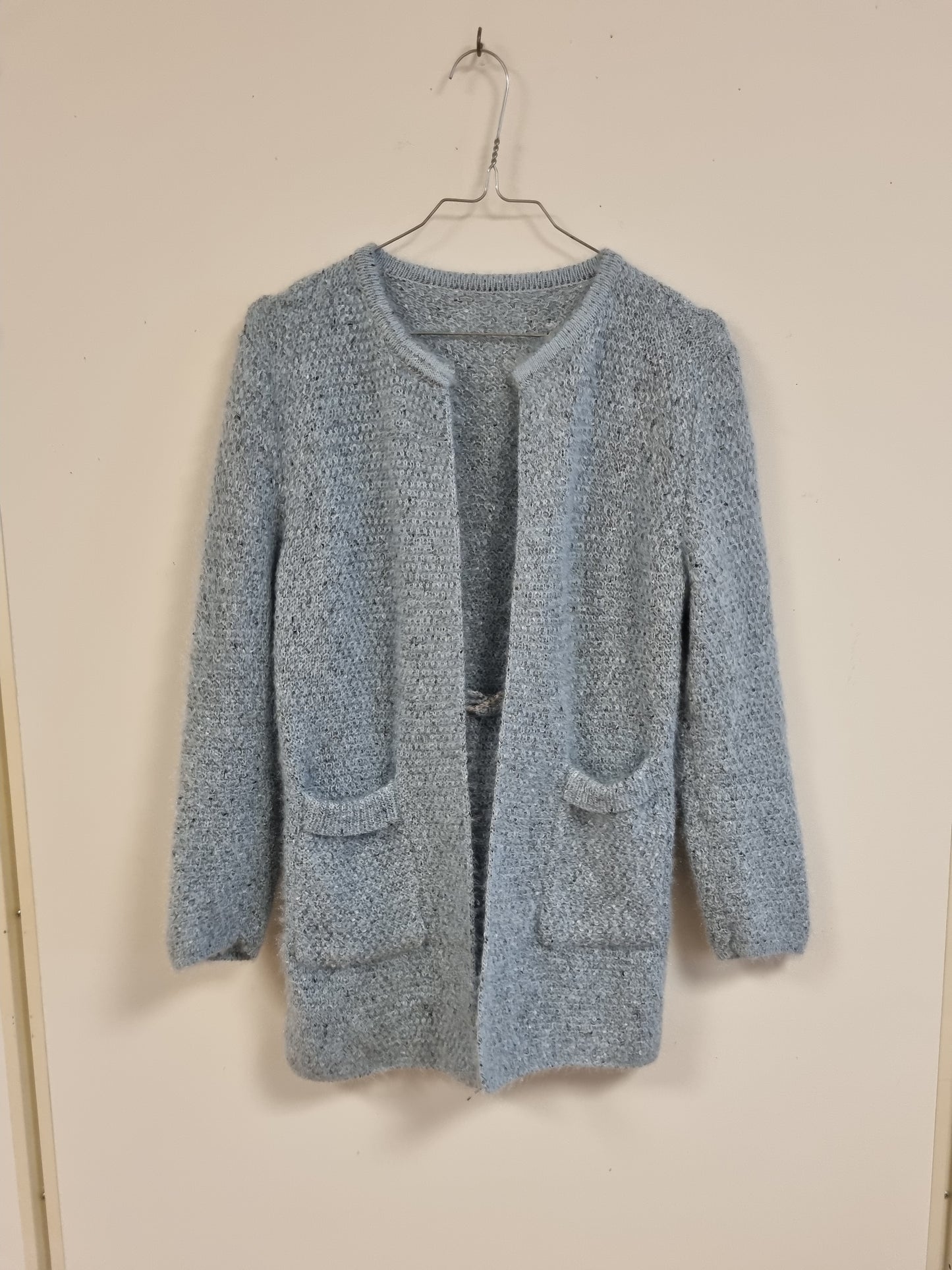 Lyseblå cardigan - M/L